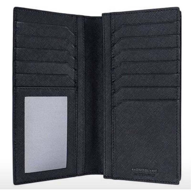 現貨24HR寄出👜Montblanc 萬寶龍 Sartorial匠心系列 牛皮十字紋卡片式長夾-細節圖2