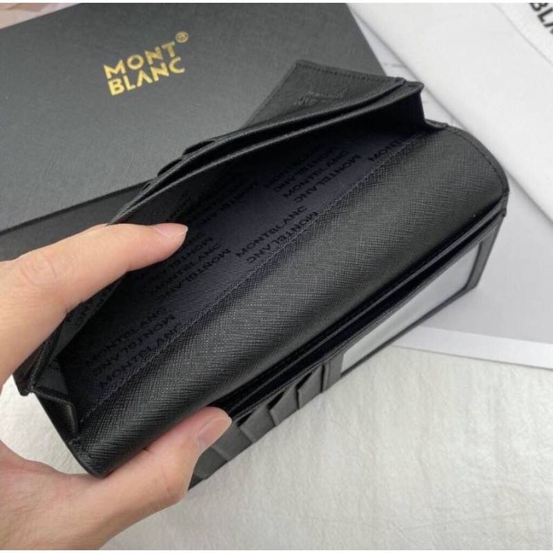 現貨24HR寄出👜Montblanc 萬寶龍 Sartorial匠心系列 牛皮十字紋卡片式長夾-細節圖6