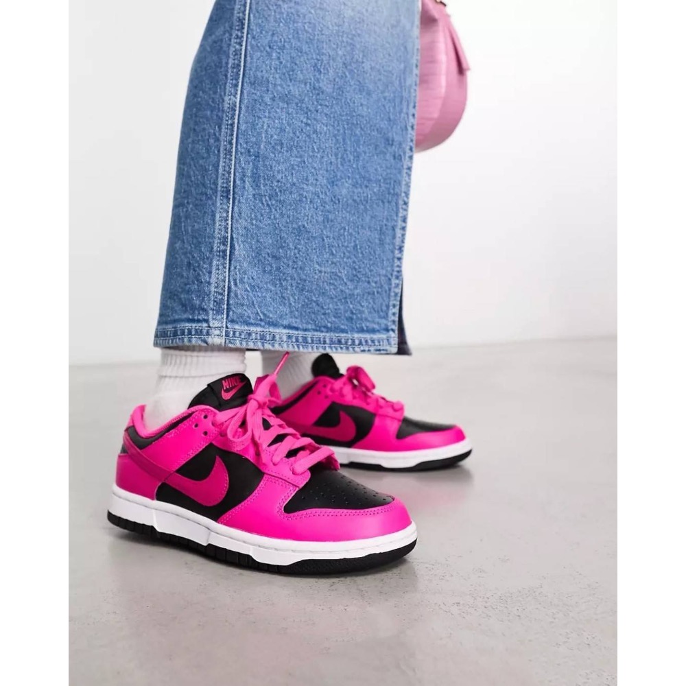 👟Nike Dunk Low ＂Fierce Pink & Black＂黑桃色 DD1503-604 男女通用款-細節圖4