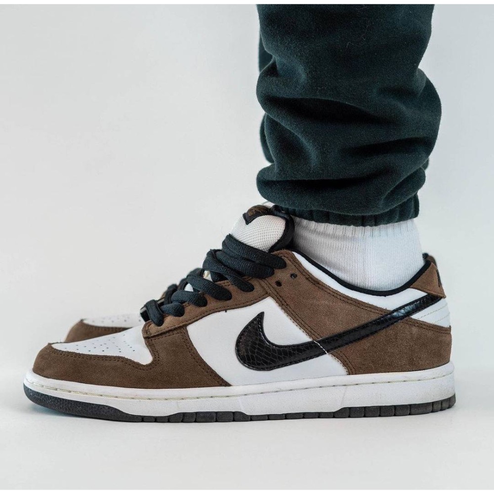 👟Nike SB Dunk Low “White Black Trail End Brown” 摩卡色/黑棕色3042-細節圖9