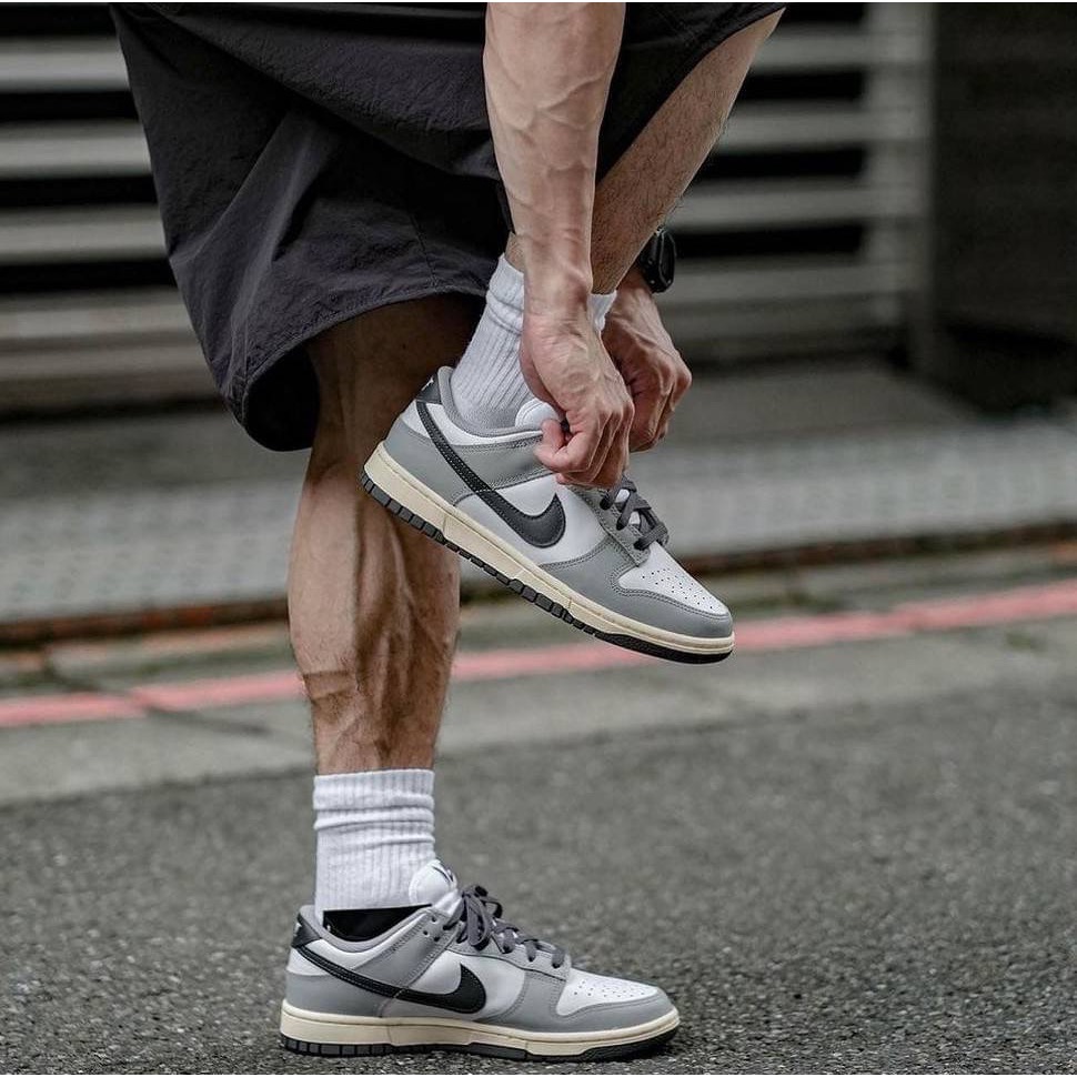 👟Nike Dunk Low “Light Smoke Grey” 淺灰/煙灰色 DD1503-117 男女通用款-細節圖5