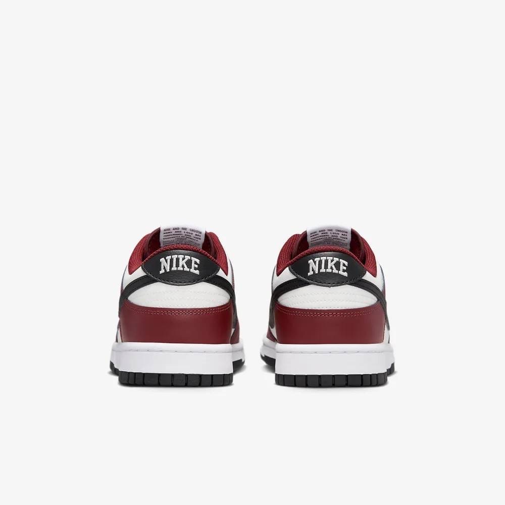 👟Nike Dunk Low “Dark Team Red” 酒紅色/白底/黑勾  FZ4616-600 男女通用款-細節圖10