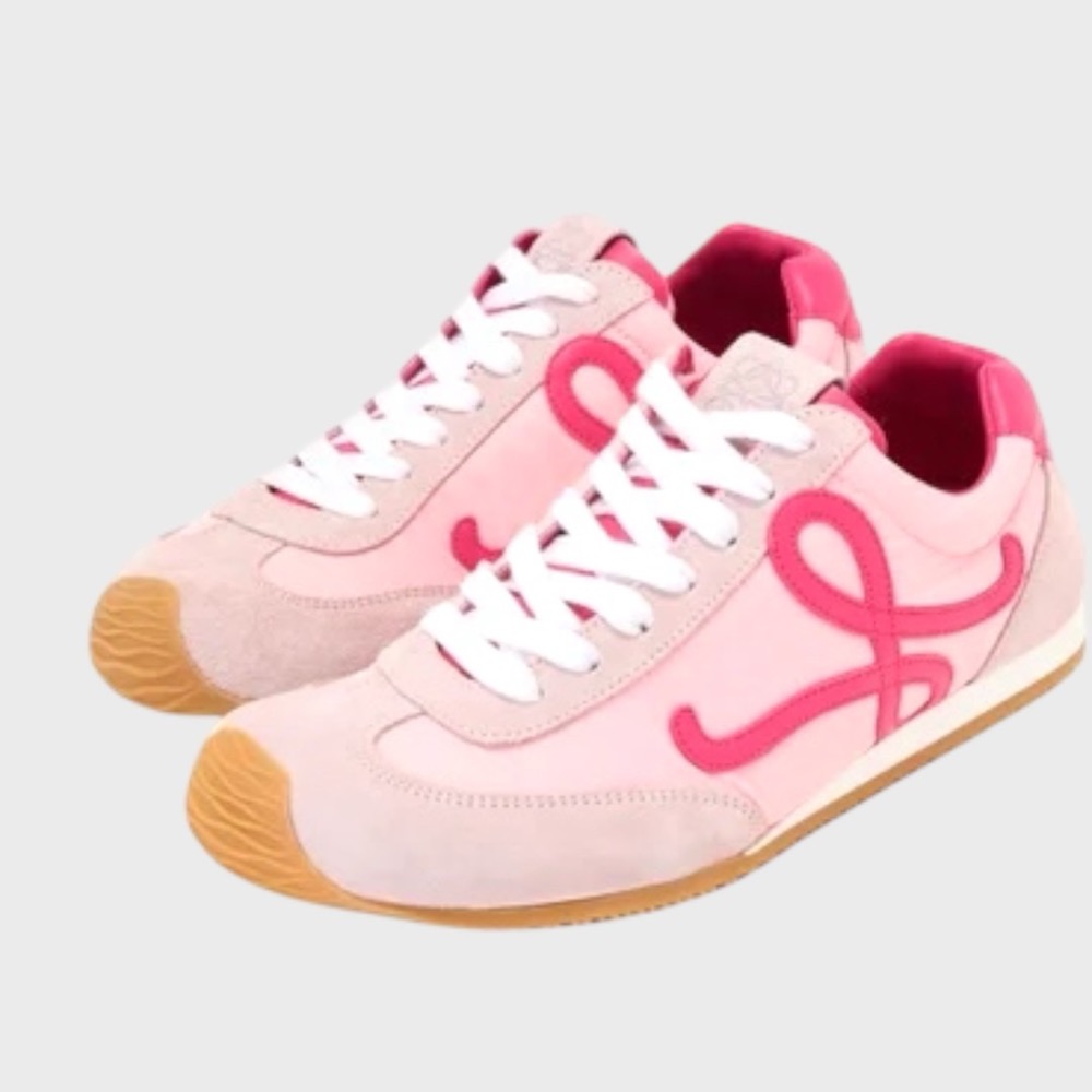 👟Loewe🇪🇸Ballet Runner2.0 芭蕾系列運動跑鞋｜休閒鞋｜平底鞋｜粉紅｜粉L｜桃紅-細節圖4