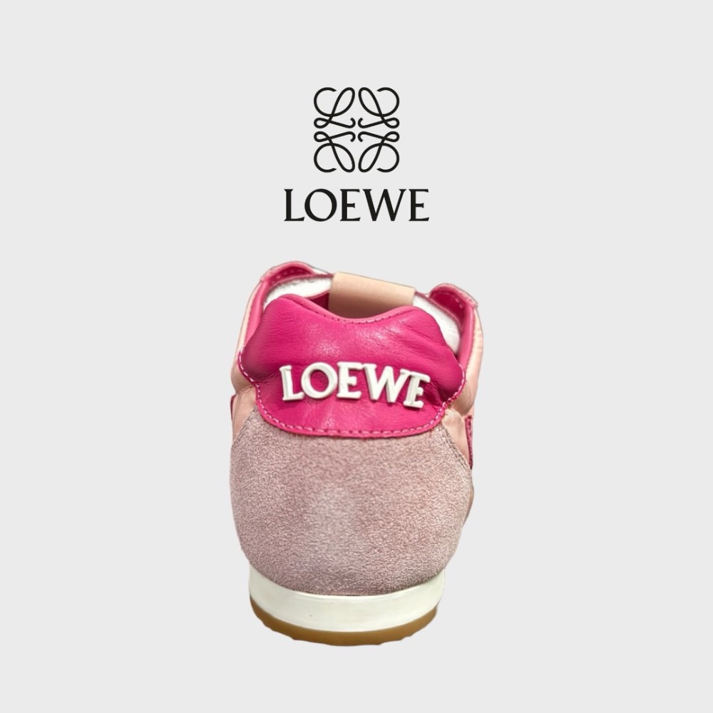 👟Loewe🇪🇸Ballet Runner2.0 芭蕾系列運動跑鞋｜休閒鞋｜平底鞋｜粉紅｜粉L｜桃紅-細節圖7