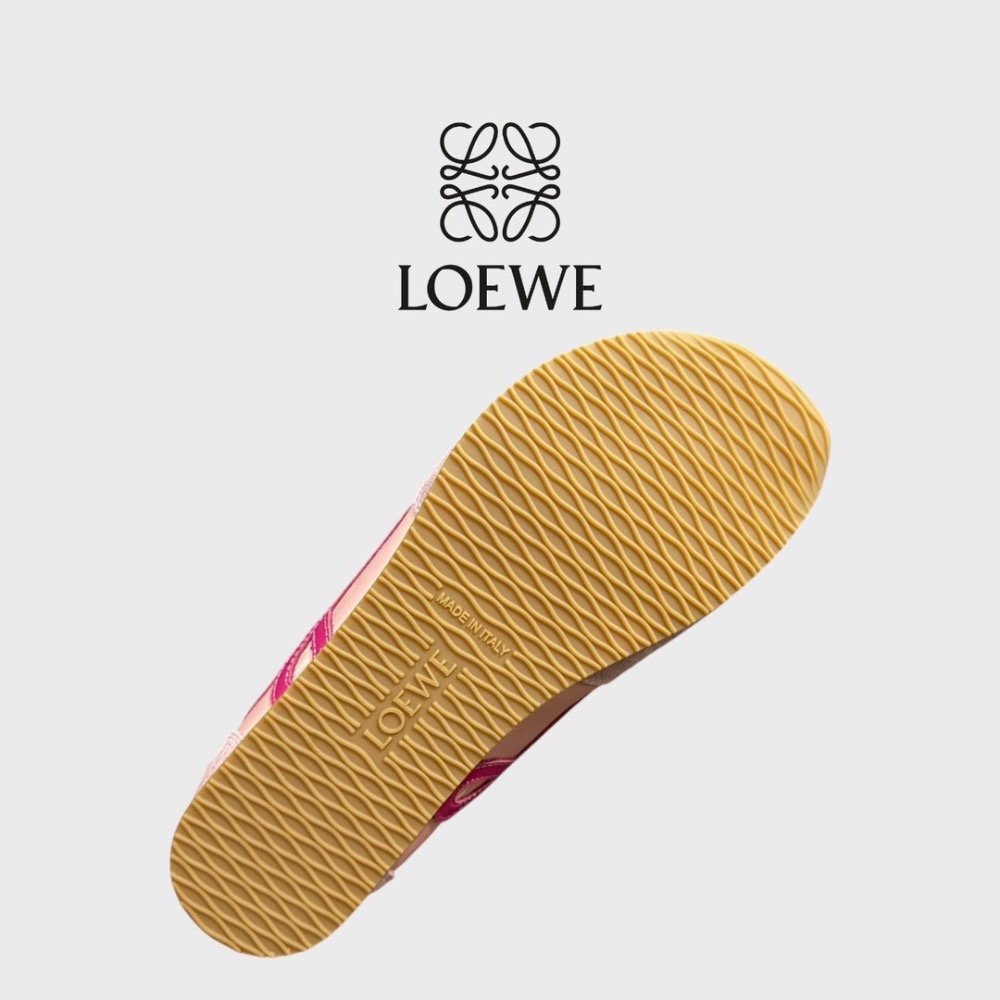 👟Loewe🇪🇸Ballet Runner2.0 芭蕾系列運動跑鞋｜休閒鞋｜平底鞋｜粉紅｜粉L｜桃紅-細節圖8