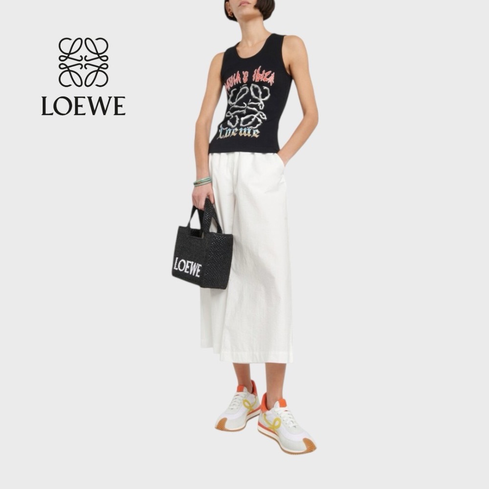 👟Loewe Flow2.0 Runner Suede運動跑鞋｜休閒鞋｜尼龍和麂皮｜｜橘白黃｜淺灰色｜橘色｜黃色｜黃L-細節圖4