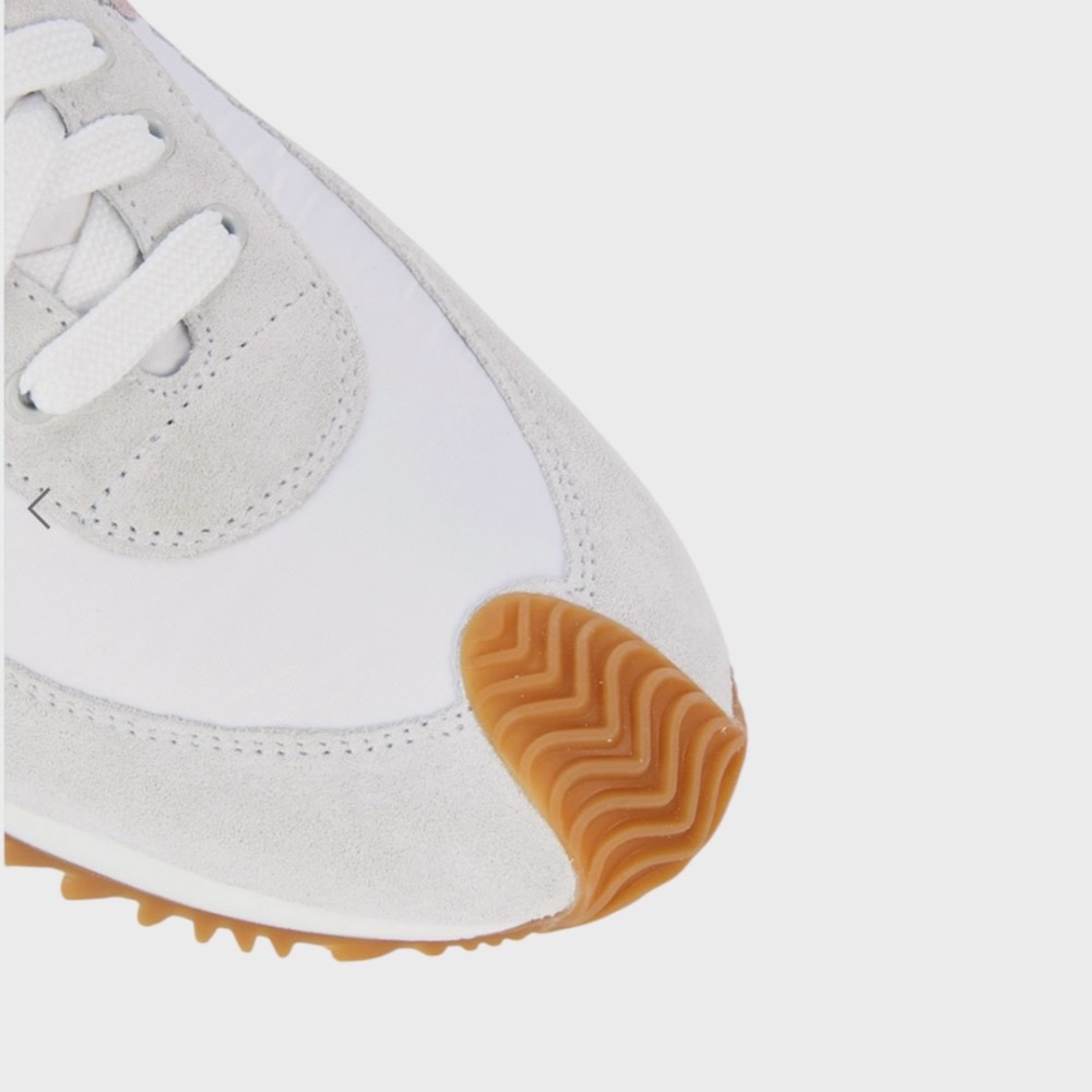👟Loewe Flow2.0 Runner Suede運動跑鞋｜休閒鞋｜尼龍和麂皮｜白紫灰｜白色｜小白鞋｜紫L｜羅威-細節圖8