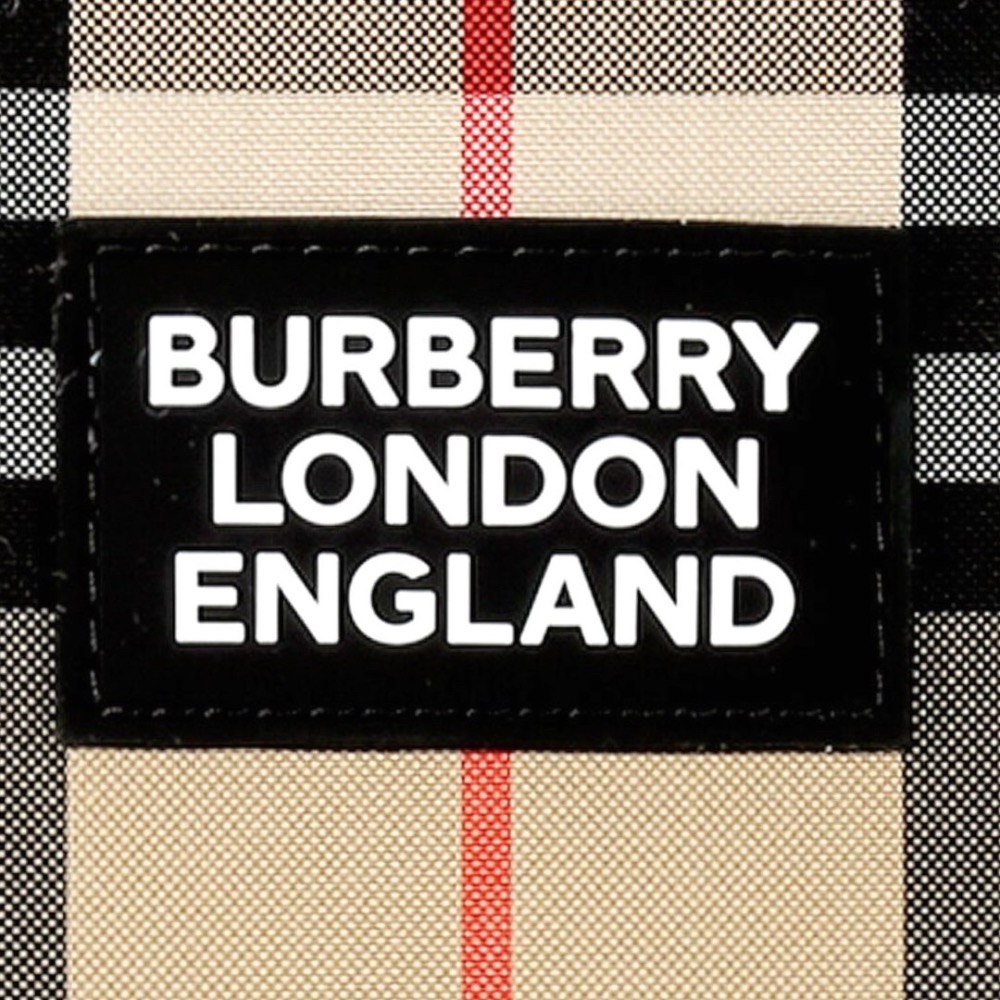 👜Burberry Freddie 復古蜂蜜棕格紋斜肩包｜📱手機包｜肩背包｜隨身包｜隨行包｜小包｜卡其色-細節圖10
