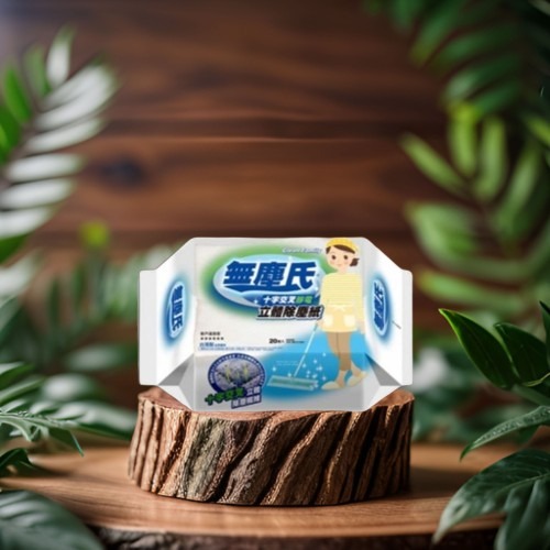 無塵氏 十字交叉靜電立體 除塵紙 （20入）靜電除塵紙（超取限12包，材積限制）【臉舒生活家】-細節圖2