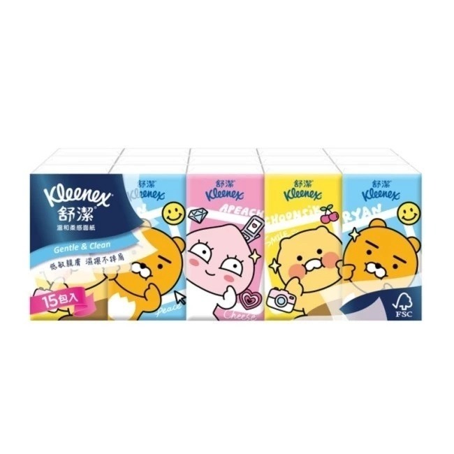 舒潔 紙手帕 (10抽15包)(包裝隨機出貨) 面紙-細節圖2