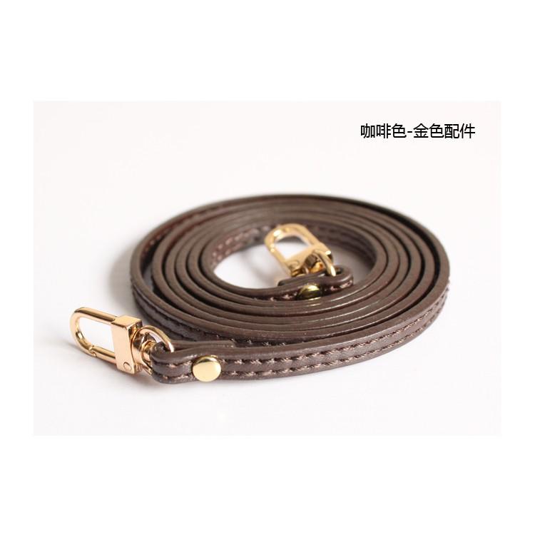 0.7cm寬 真皮 車邊黃線 斜背帶-細節圖6