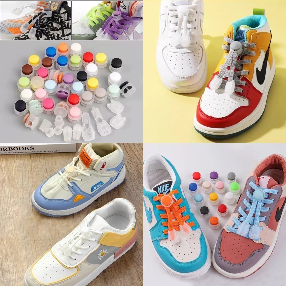 現貨 懶人鞋帶扣 免綁鞋帶扣 秒速穿脫 彈力鞋帶 鞋扣 兒童鞋扣 懶人鞋帶 懶人鞋扣 運動鞋扣 免綁 多色可選 批發-細節圖9