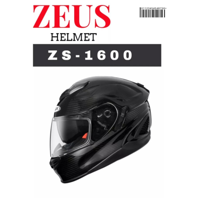 ZEUS ZS-1600 素色透明碳纖 AK4彩繪 全碳纖維材質帽體 高防護 超輕量全罩安全帽