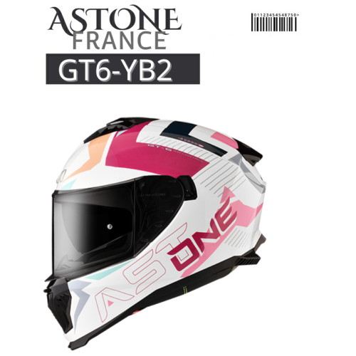 ASTONE GT6 YB2 彩繪 歐盟ECE22.06認證 全罩式安全帽