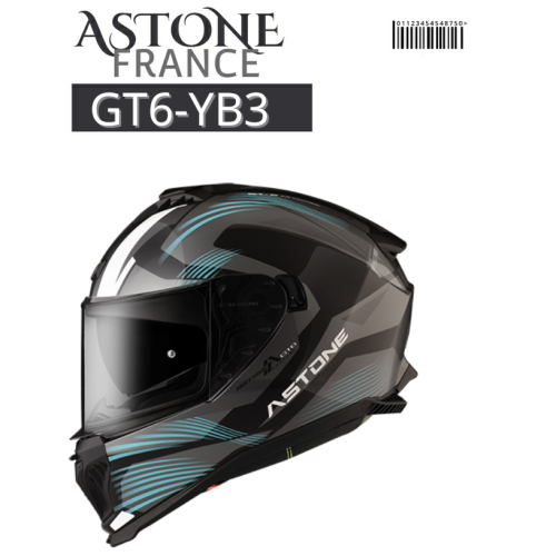 ASTONE GT6 YB3 彩繪 歐盟ECE22.06認證 全罩式安全帽
