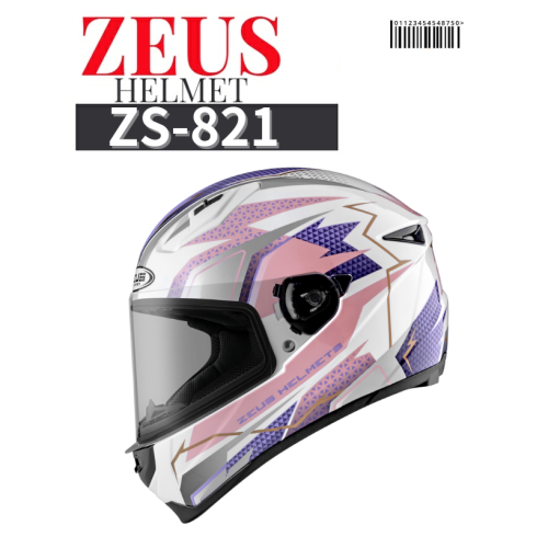 ZEUS ZS-821 BH13 彩繪 小巧輕盈 簡約 全罩安全帽