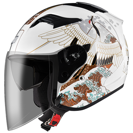 ASTONE DJS BM19 加長型風鏡 內藏墨鏡 全新彩繪上市 3/4 安全帽-規格圖7