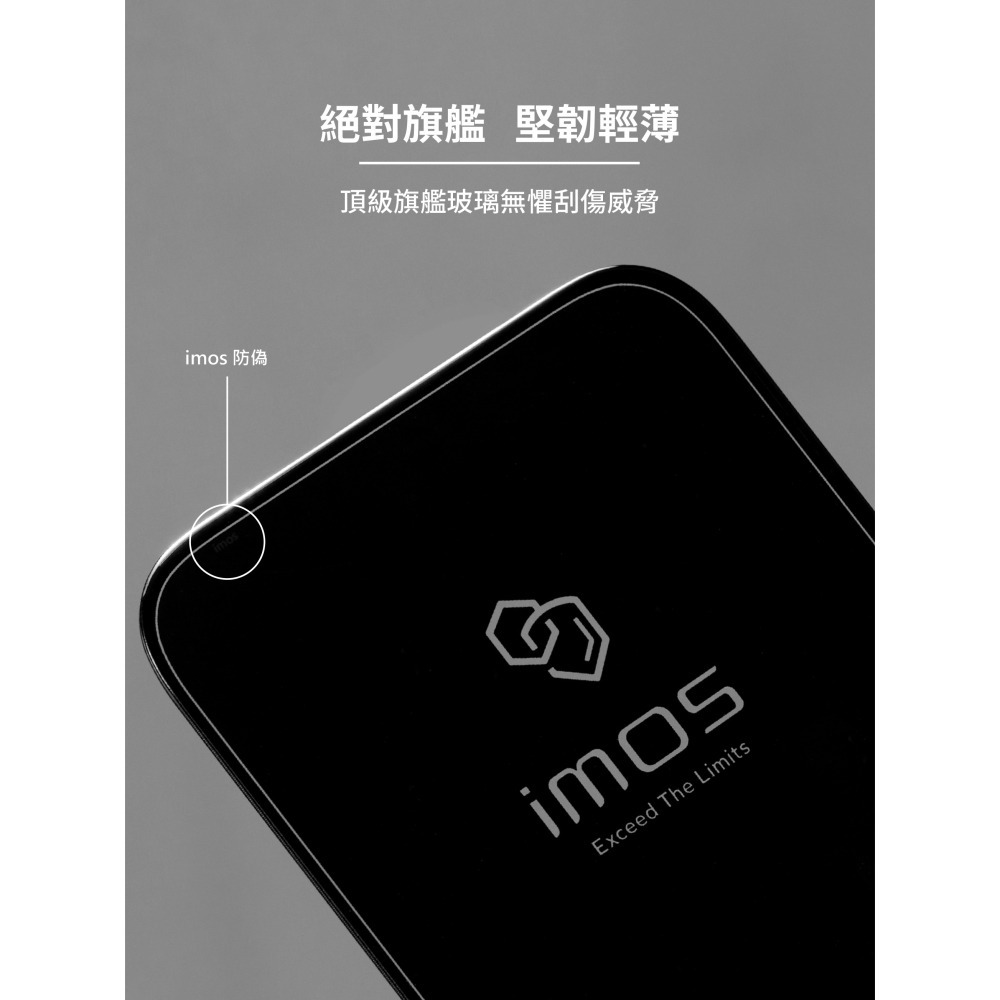 現貨  iPhone 15 15 Plus imos 2.5D 防窺 極細黑邊玻璃螢幕保護貼-細節圖5