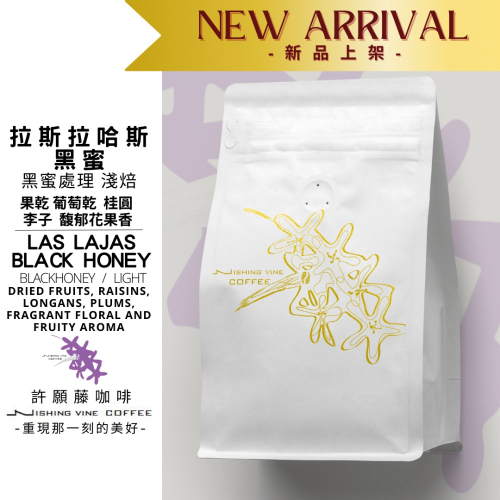 【 許願藤咖啡 - 哥斯大黎加】「拉斯拉哈斯」 淺焙 黑蜜處理 咖啡豆 咖啡粉