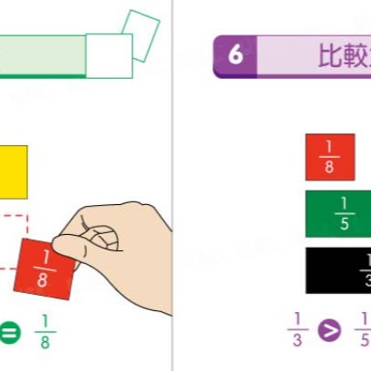 長方形 分數板 學習板 整數 分數 一目了然 學分數很簡單 基礎數學 USL 遊思樂 台灣製造 安全可靠-細節圖4