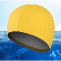 PU泳帽兒童款-黃色