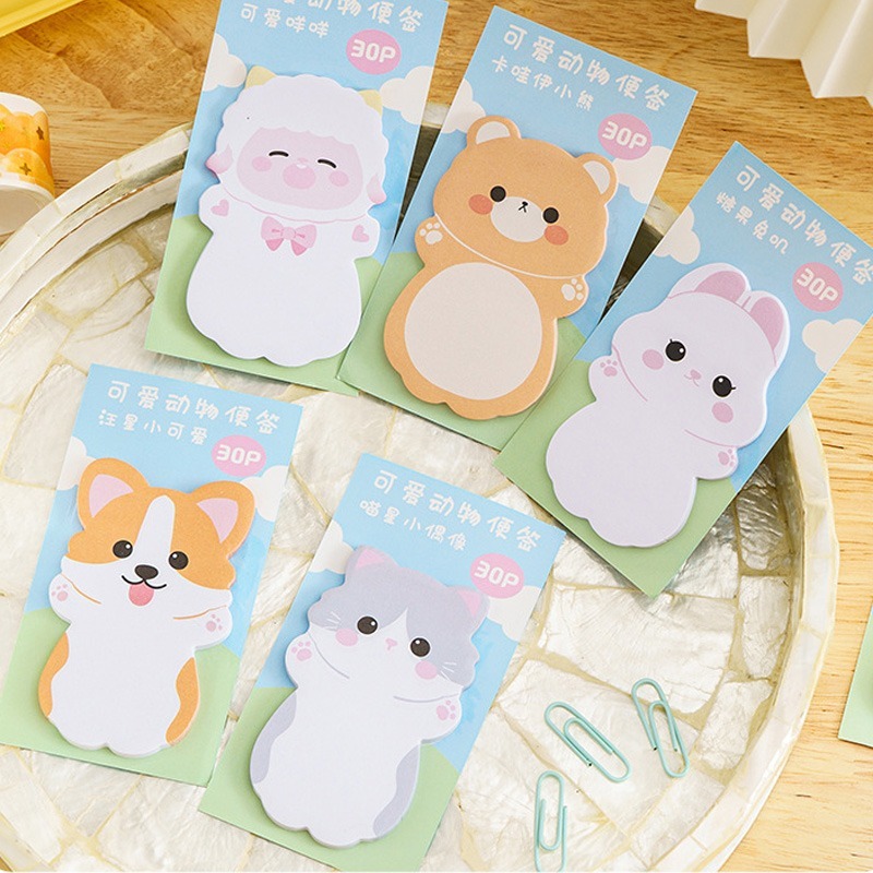 (當日出貨)動物便利貼 動物站立便利貼  動物造型便利貼 N次貼 留言紙 辦公室文具 便條紙 便利貼(A143)-細節圖6