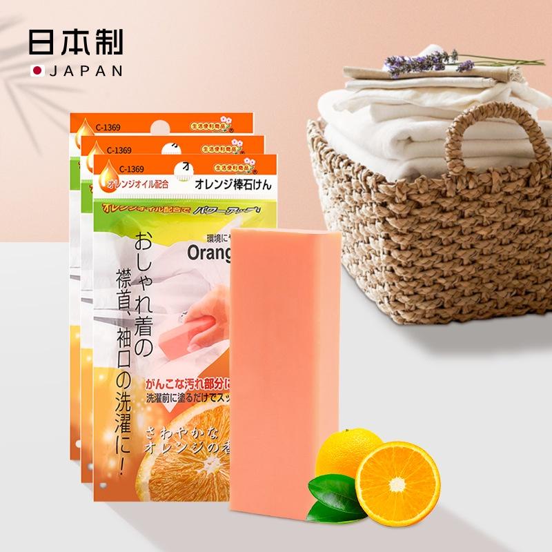 (當日出貨)日本製去污柑橘皂 洗衣皂 去漬皂 橘油去污皂 清潔皂 日本去污棒 橘皂 柑橘皂【A041】-細節圖6