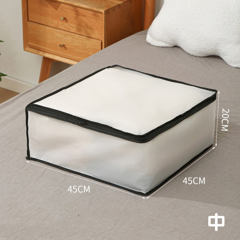 (當日出貨)PEVA防水防潮棉被收納袋 透明整理袋 家用被子衣物打包袋 大號收納包 收納袋 換季收納袋(A127)-細節圖7