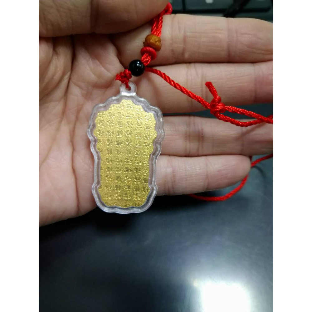 (當日出貨)Q版媽祖 金箔媽祖 媽祖+吊繩 媽祖吊飾 媽祖金箔 天上聖母媽祖 天上聖母金箔項鍊 天上聖母神像(A138)-細節圖3