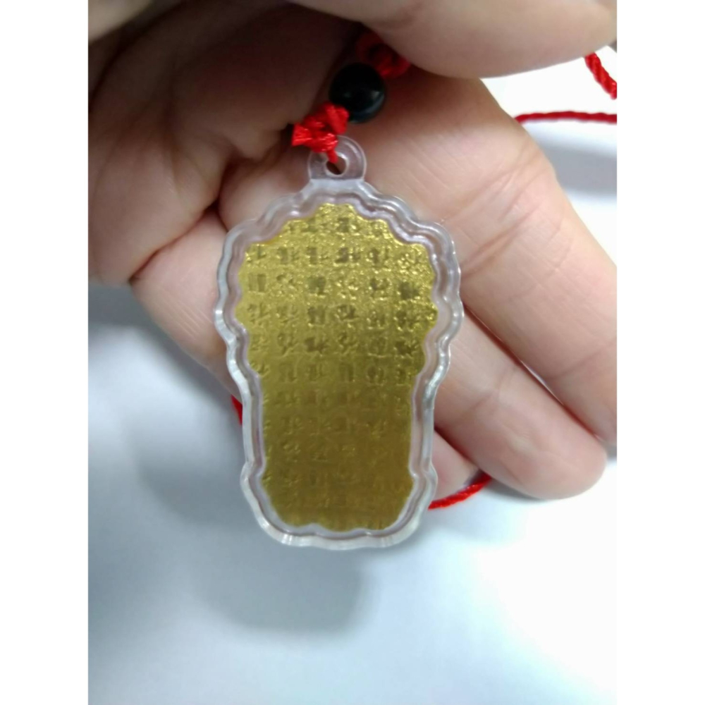 (當日出貨)Q版媽祖 金箔媽祖 媽祖+吊繩 媽祖吊飾 媽祖金箔 天上聖母媽祖 天上聖母金箔項鍊 天上聖母神像(A138)-細節圖4