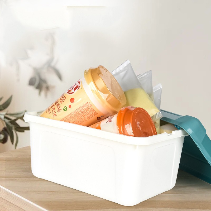 (當日出貨)手提收納盒 整理箱 收納整理箱 收納箱 簡約印風 收納箱 置物箱 手提收納箱 玩具收納盒(A140)-細節圖10