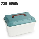 (當日出貨)手提收納盒 整理箱 收納整理箱 收納箱 簡約印風 收納箱 置物箱 手提收納箱 玩具收納盒(A140)-規格圖10