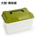 (當日出貨)手提收納盒 整理箱 收納整理箱 收納箱 簡約印風 收納箱 置物箱 手提收納箱 玩具收納盒(A140)-規格圖10