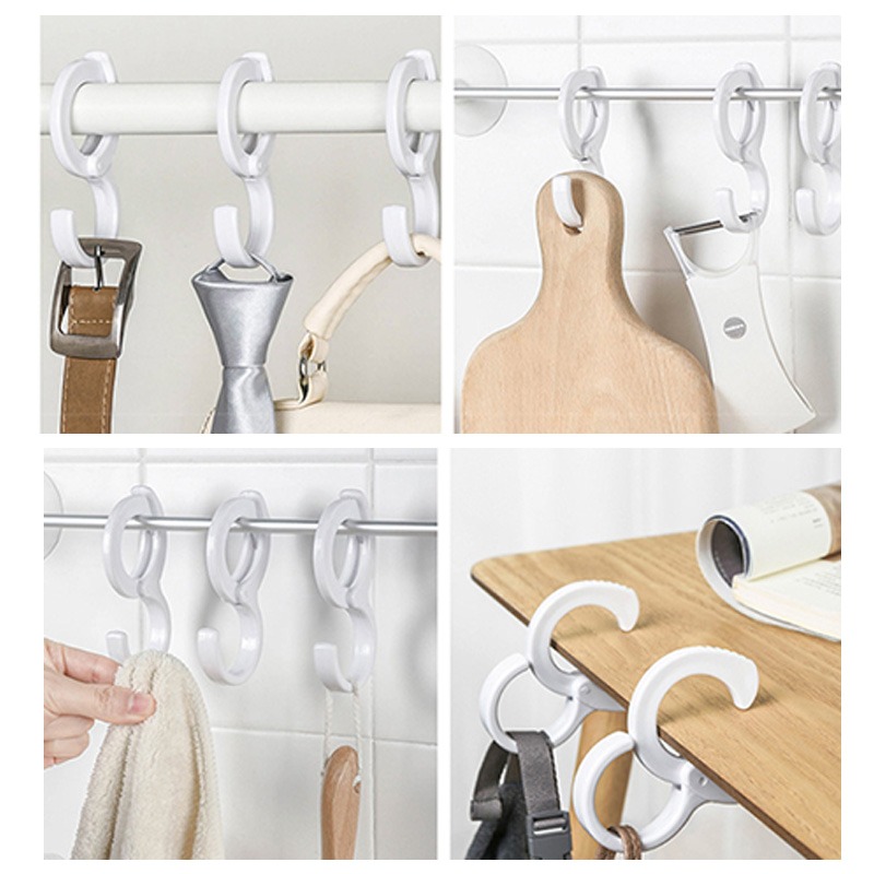 (當日出貨)卡扣式多功能掛勾 多功能掛勾 S型卡扣掛勾 防滑掛勾 包包掛架 卡位鎖扣掛钩 免釘掛勾 橫桿掛鉤(A150)-細節圖9