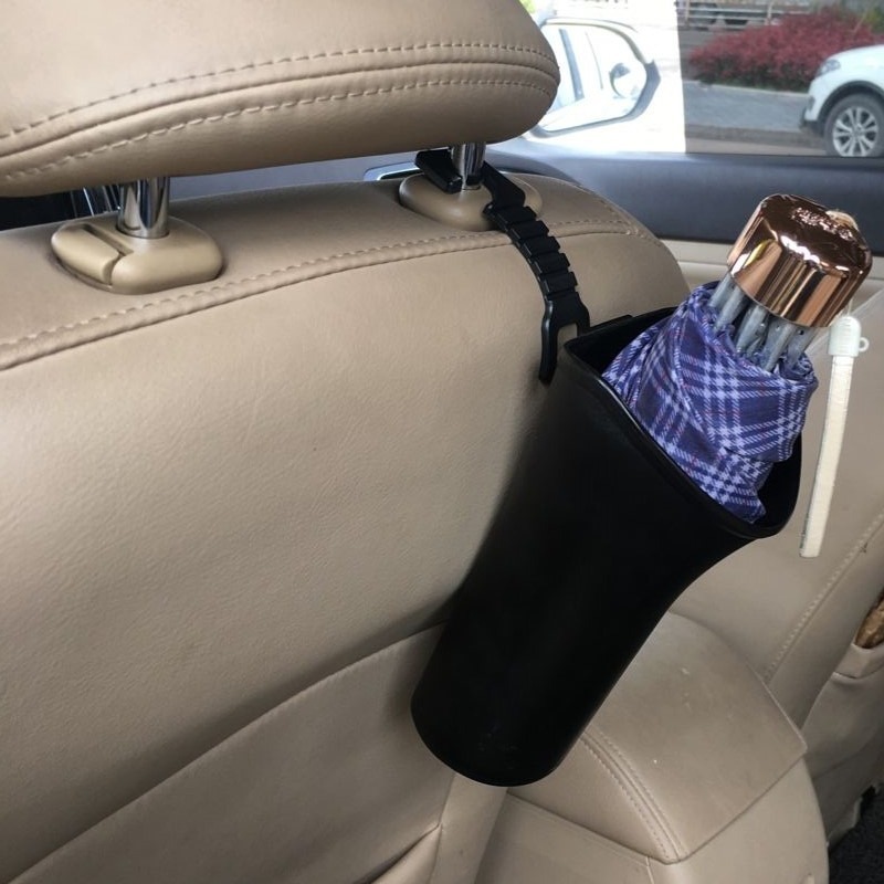 (當日出貨)多功能車用收納桶 雨傘筒 傘桶 防水不漏 汽車用 傘架 雨傘收納 車內傘架 車用置物筒(A160)-細節圖7