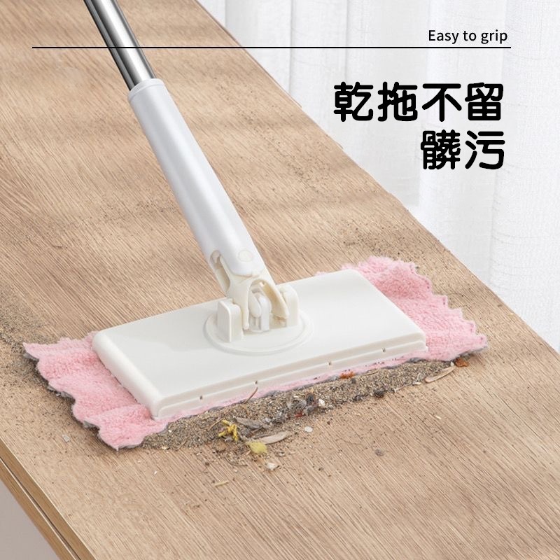 (當日出貨)洗臉巾拖把 拖把 平板拖把 免手洗拖把 洗臉巾拖把 小拖把 免手洗拖把 除塵紙拖把 免髒手拖把(A171)-細節圖5