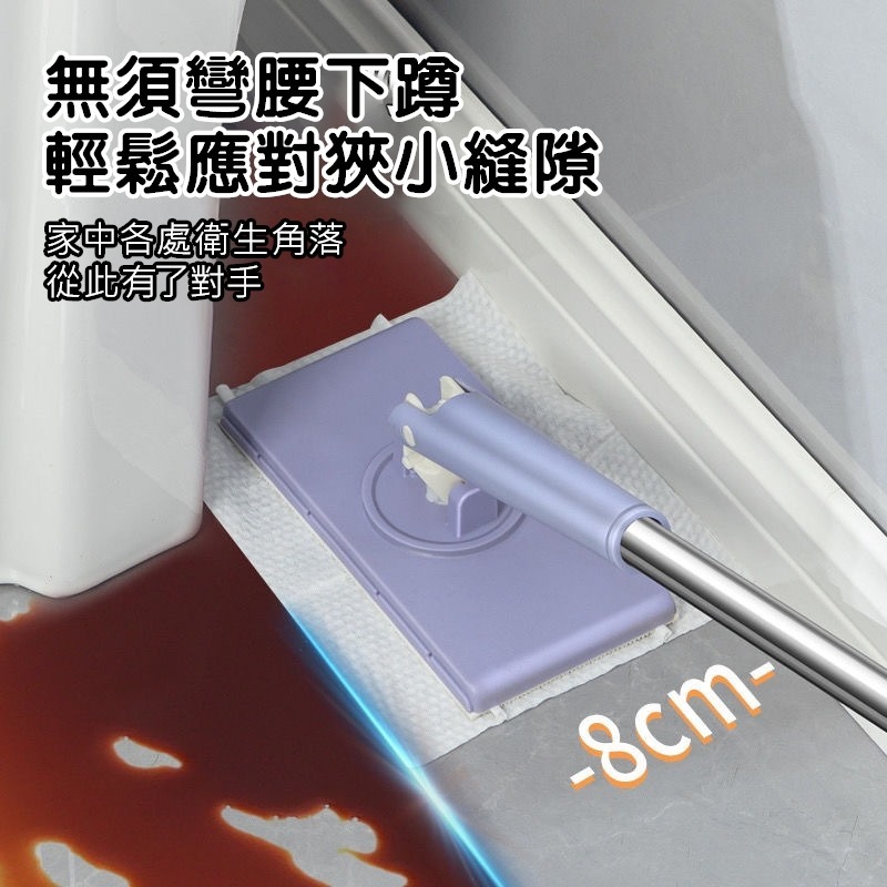 (當日出貨)洗臉巾拖把 拖把 平板拖把 免手洗拖把 洗臉巾拖把 小拖把 免手洗拖把 除塵紙拖把 免髒手拖把(A171)-細節圖6