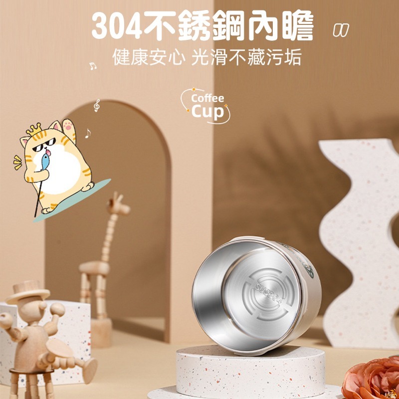(當日出貨)304不銹鋼咖啡杯 480ML不鏽鋼保溫杯 高顏值咖啡杯 便攜隨行日用杯 直飲杯 咖啡杯 保溫杯(A181)-細節圖6