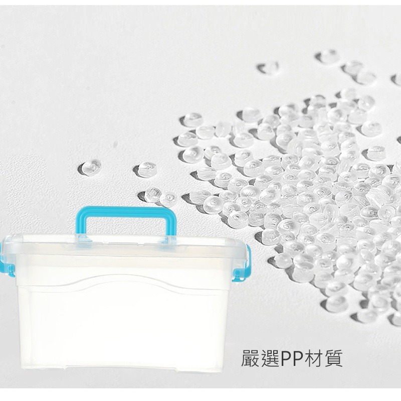 (當日出貨)透明手提收納箱 手提收納盒 透明收納箱 手提收納箱 收納盒 透明收納盒 收提收納盒 收納盒(A215)-細節圖6