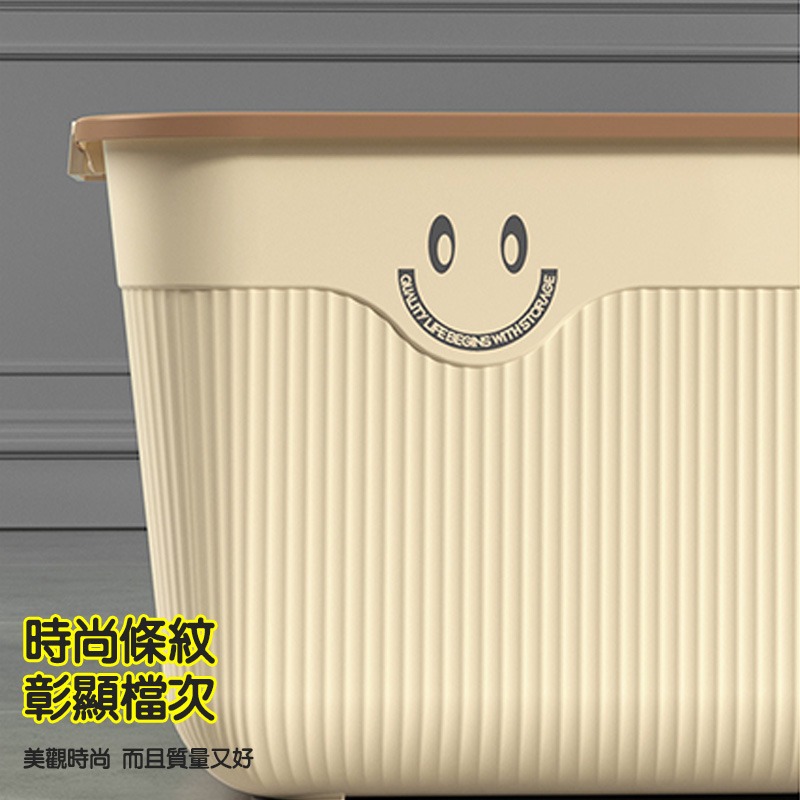 手提儲物箱 收納箱 帶蓋收納盒 大容量整理箱 家用收納箱 置物箱 可疊放收納箱 防塵收納箱 整理箱 (A255)-細節圖6