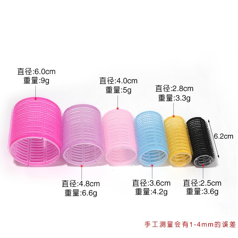 髮根蓬鬆捲髮圈6入 髮根夾 捲髮造型圈 髮根蓬鬆工具 無痕捲髮圈 自然蓬鬆造型髮圈 美髮造型工具(A261)-細節圖2