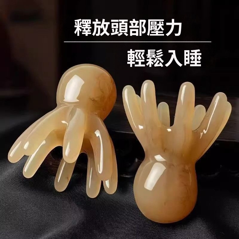 按摩梳 章魚按摩梳 頭皮按摩梳 氣墊梳 美髮按摩梳 防打結梳子 捲髮梳 洗頭按摩梳 護髮梳 美髮工具(A289)-細節圖3