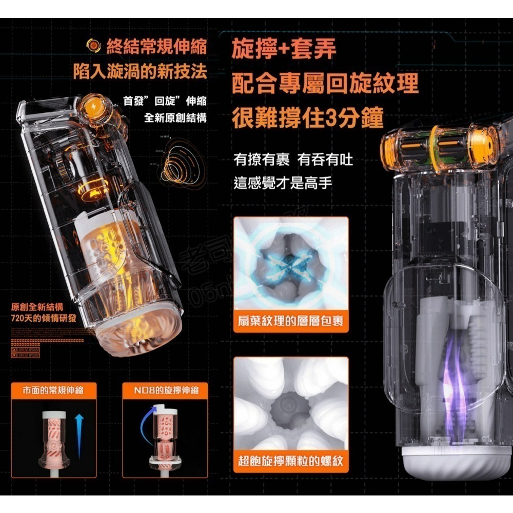 Easy Live NO.8 機甲 電動飛機杯 飛機杯 自慰器男用 自動飛機杯 飛機杯電動 情趣用品男用 男性情趣用品-細節圖3