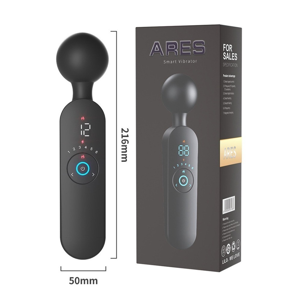 戰神 ARES 10頻 加熱版 AV棒 電動按摩棒 按摩棒 自慰棒 情趣用品按摩棒 台灣出貨 情趣用品女用 女性情趣用品-細節圖8