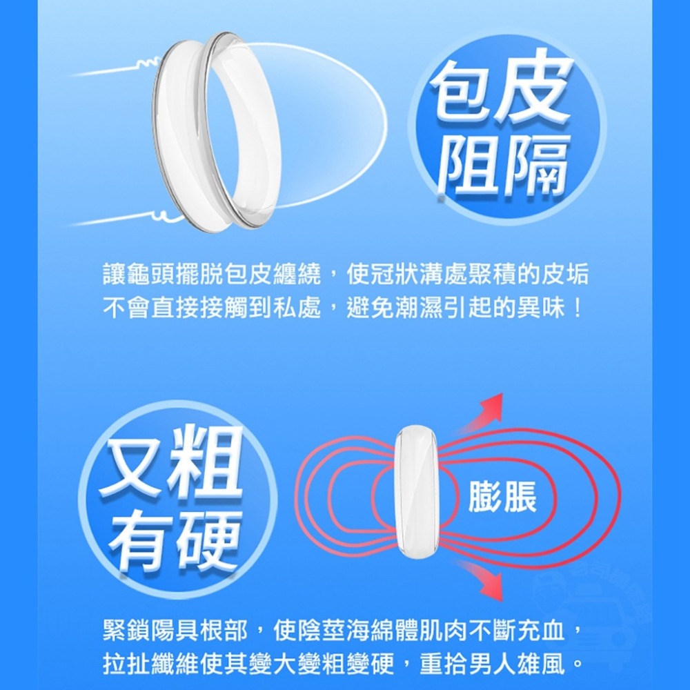 取悅 雙重阻力 包皮阻復環 多功能套環 4件套 男性屌環 包皮環 包皮阻復環 台灣出貨 持久環 情趣用品環-細節圖9