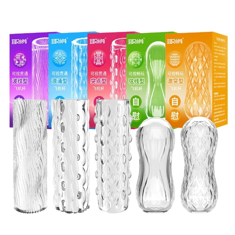 取悅 可視自慰杯 透明飛機杯 貫通飛機杯 自慰套 飛機杯 龜頭訓練器 陰莖訓練器 台灣出貨 自慰器男用 名器-細節圖10