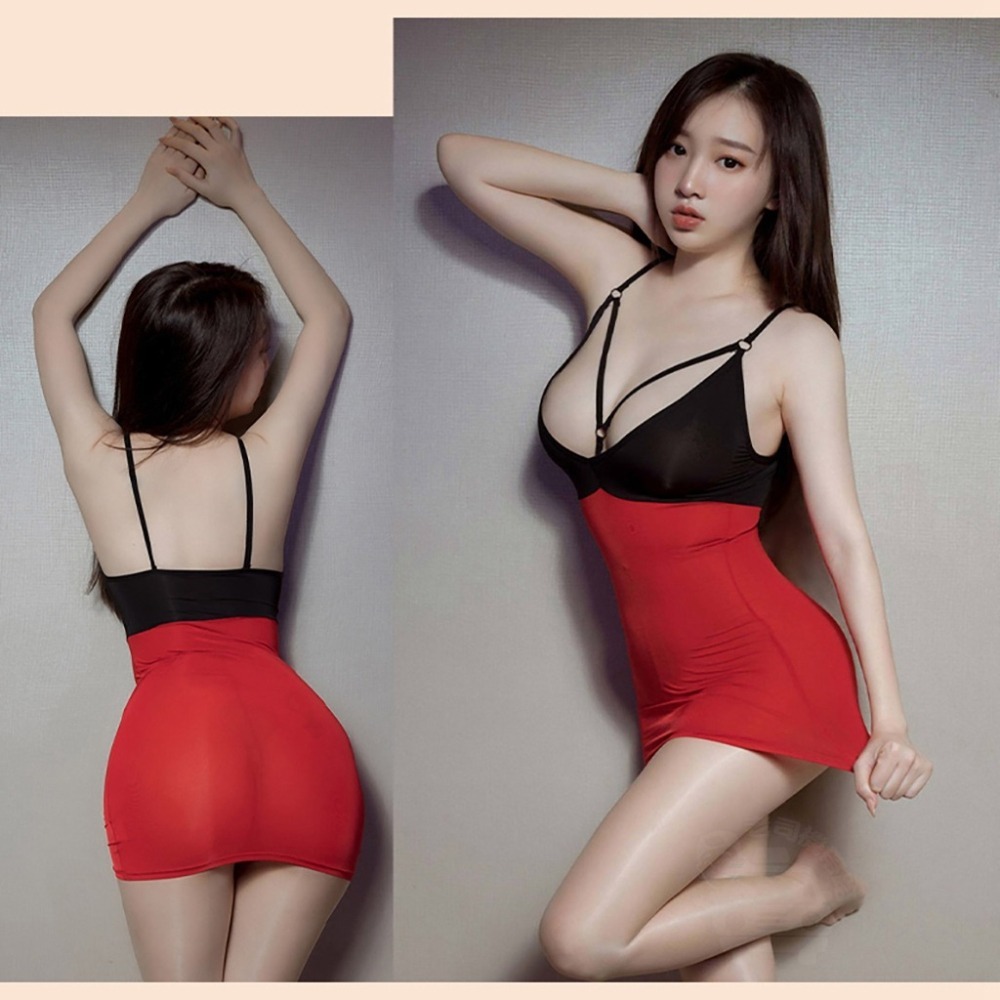 角色扮演 OL 包臀 俏秘書 連身衣 情趣衣服 情趣內衣 死庫水 性感睡衣 性感內衣 情趣睡衣 CB130 睡衣 連身裝-細節圖11