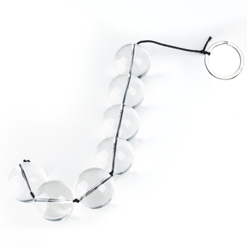 繩結玻璃拉珠 後庭拉珠 肛塞 肛塞拉珠 冰珠肛塞 後庭 拉珠 情趣用品 台灣出貨 後庭玩具 玻璃拉珠 SM 擴肛器 同志-細節圖2