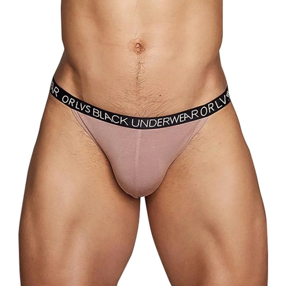 台灣出貨 激凸內褲 男生內褲 性感男生內褲 三角褲男 莫代爾內褲 內褲男生 男士低腰內褲 內褲 OR6102 提臀內褲-細節圖2