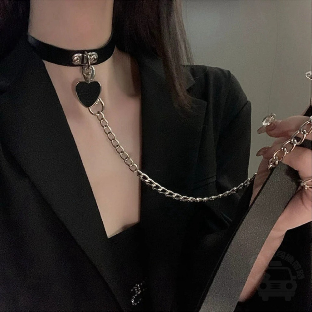 【現貨速發】情趣項圈 情趣用品 sm 狗奴頸圈 小仙女愛心 牽引頸圈 情趣玩具 情趣精品 情趣 調教 bdsm 成人用品-細節圖4